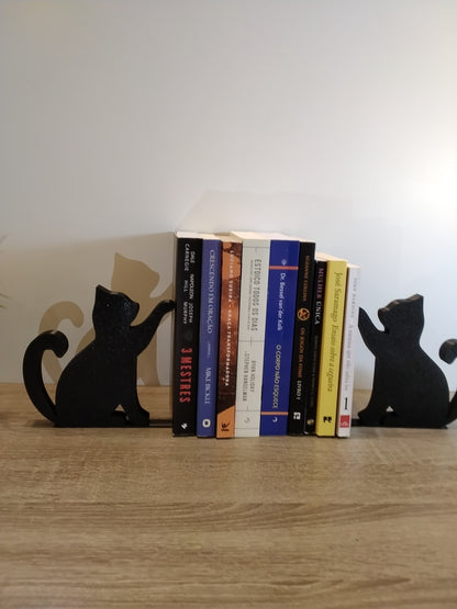 Suporte para Livro Gatinho Casal