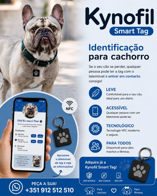 KINOFIL SMART TAG BULLDOG FRANCÊS