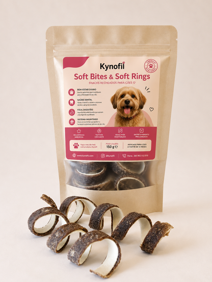 Soft Rings Couro Kynofil – Anéis Mastigáveis para Cães | Sabor Carne